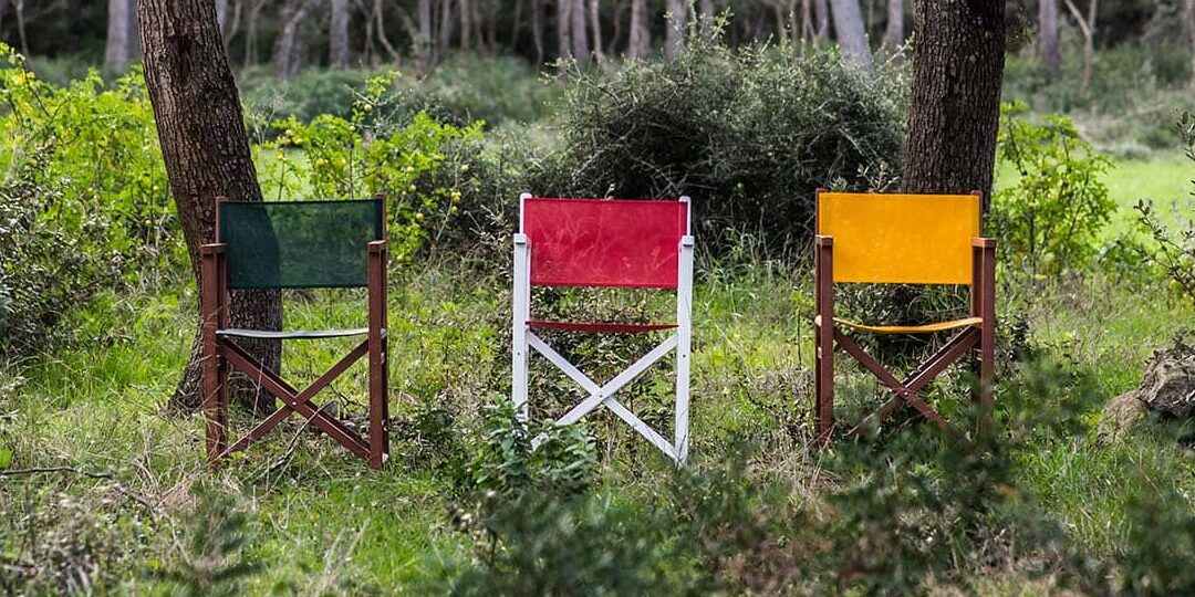 sillas de madera de jardin