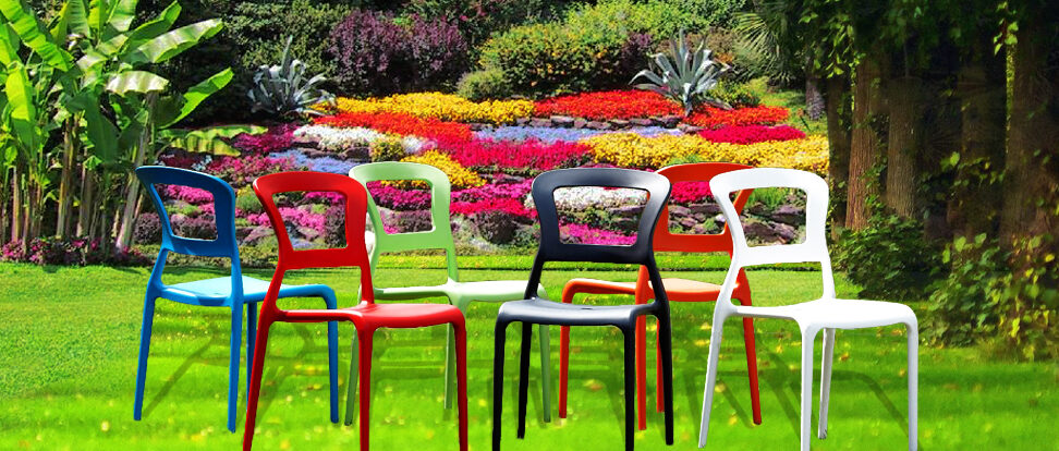 sillas de terraza verdes