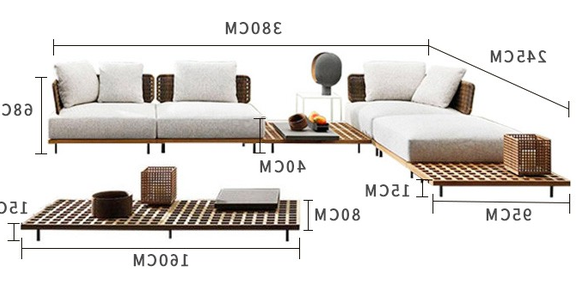 sofas de madera de exterior