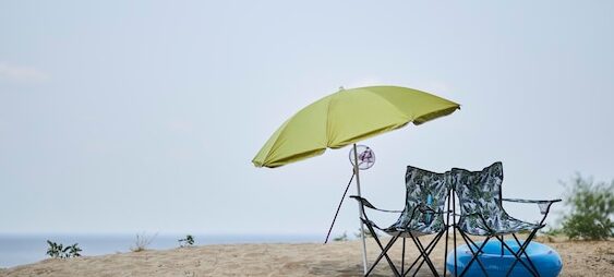 soporte para sombrillas de playa